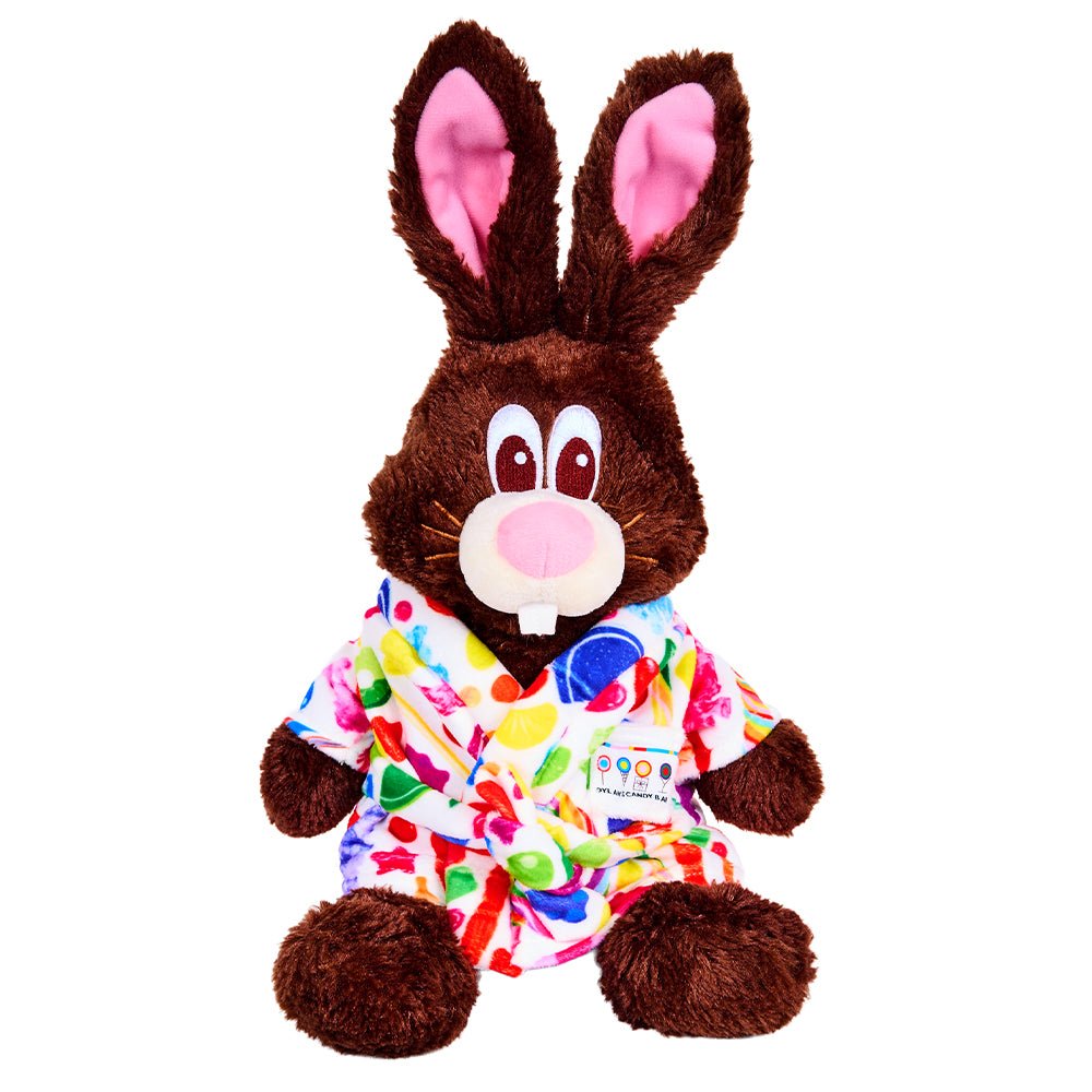 Living the Sweet Life: Chocolate The Bunny® Plush in Bathrobe